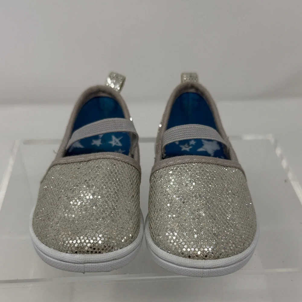 Garanimals Glittery Silver Kids Dress Shoes